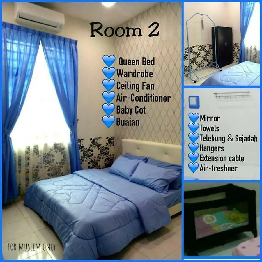 Homestay Fully Aircond Free Wifi Near Mitc,Utem Malacca 0*,  Malajsie